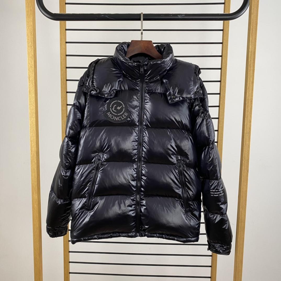 Moncler Black Down Jacket - DopestKickz