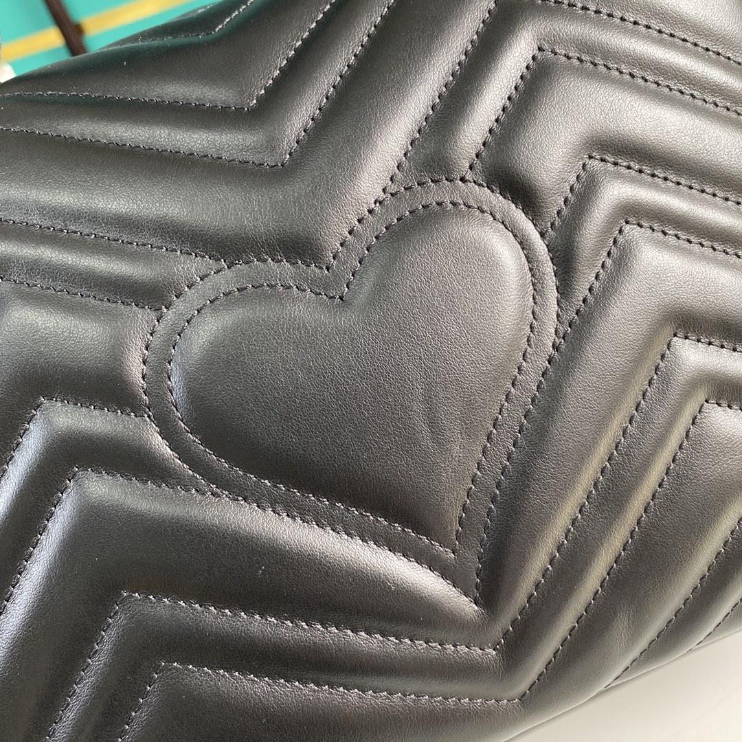 Gucci GG Marmont Small Top Handle Bag(27-19-10.5cm) - DopestKickz