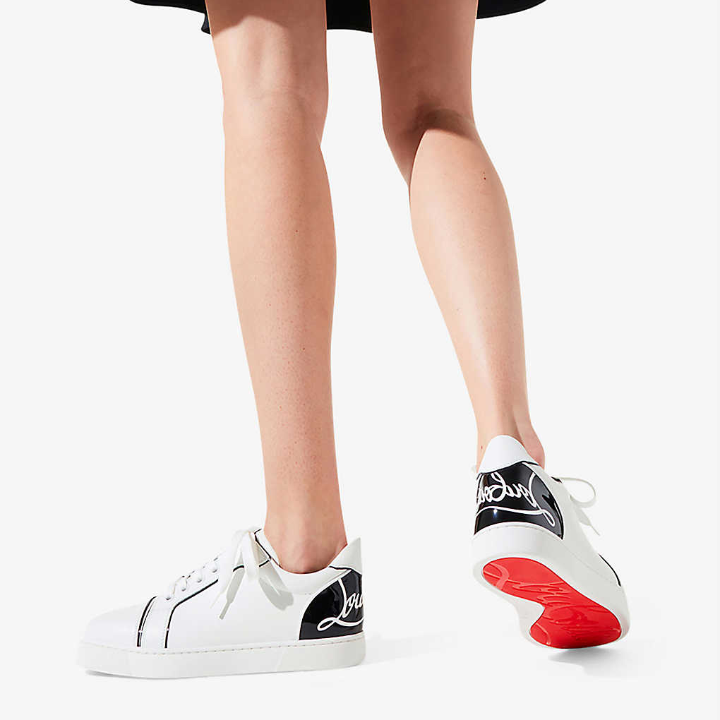 Christian Louboutin Fun Vieira Leather Trainers - DopestKickz