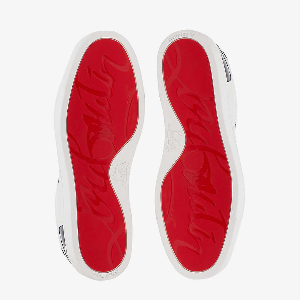 Christian Louboutin Fun Vieira Leather Trainers - DopestKickz