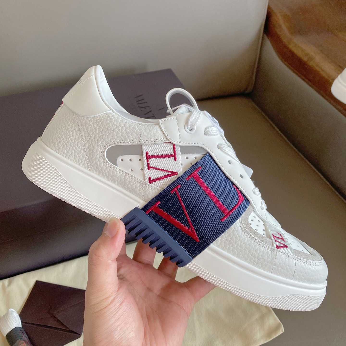 Valenti Low-Top Calfskin Vl7n Sneaker With Bands - DopestKickz