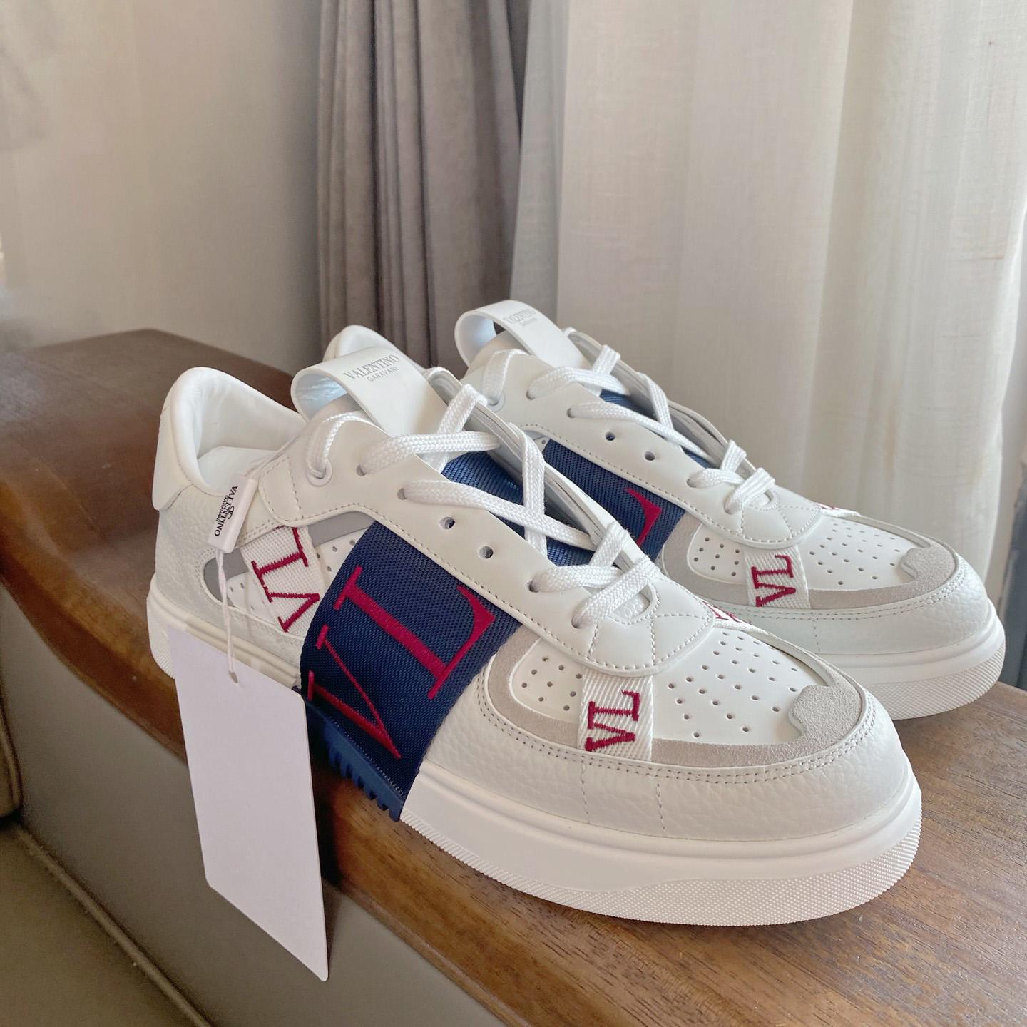 Valenti Low-Top Calfskin Vl7n Sneaker With Bands - DopestKickz