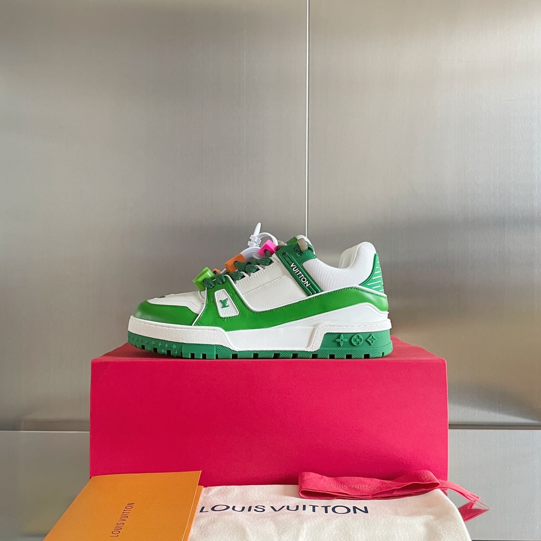 Louis Vuitton LV Trainer Sneaker     - DopestKickz