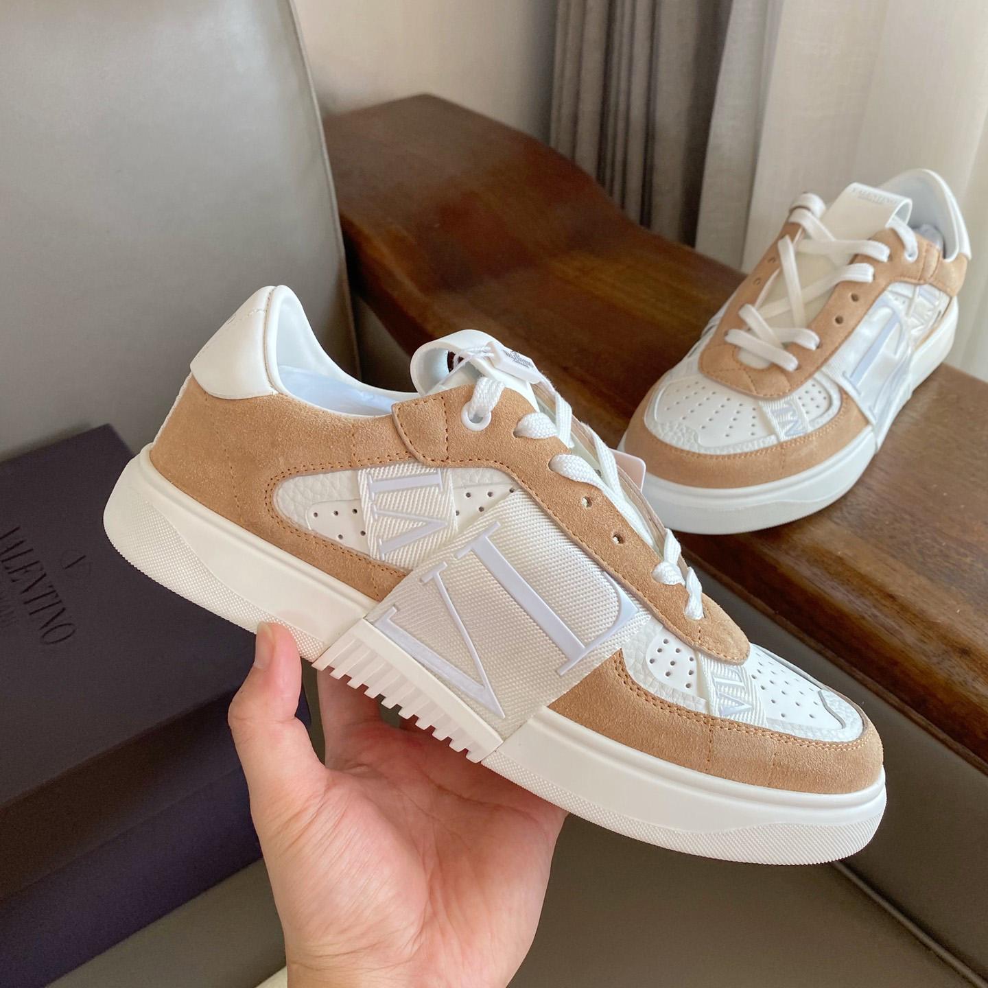 Valenti Low-Top Calfskin Vl7n Sneaker With Bands - DopestKickz