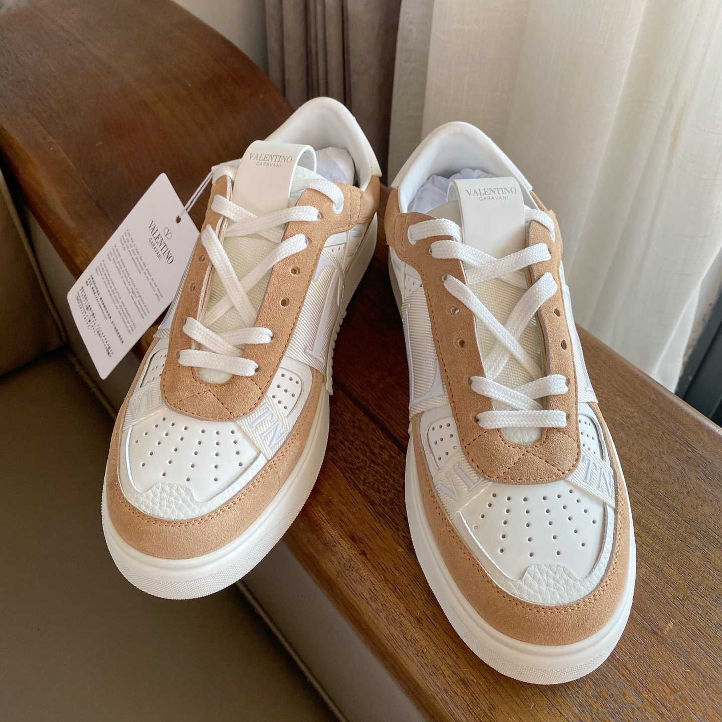 Valenti Low-Top Calfskin Vl7n Sneaker With Bands - DopestKickz