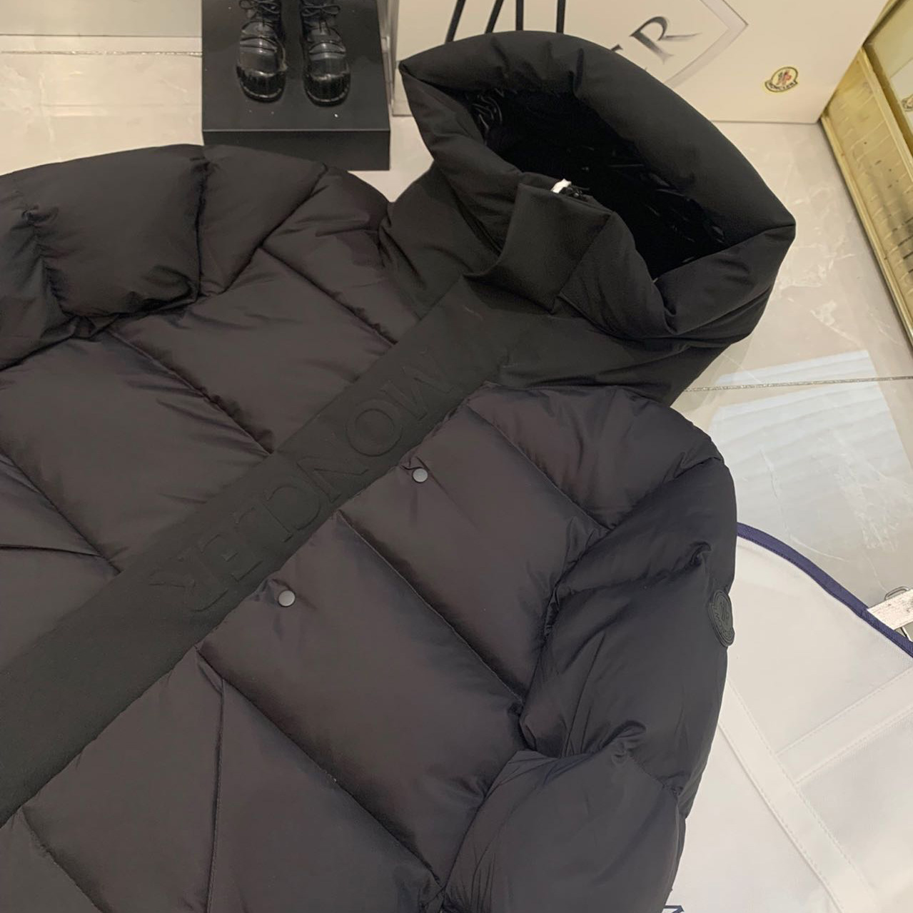 Moncler Short Down Jacket - DopestKickz