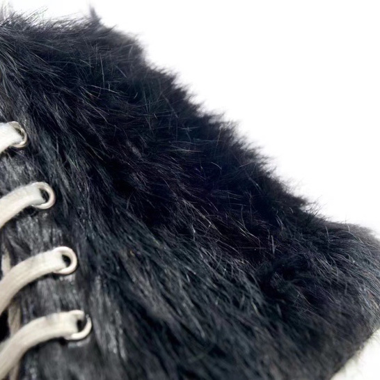 Rick Owens High Top Sneakers In Black - DopestKickz