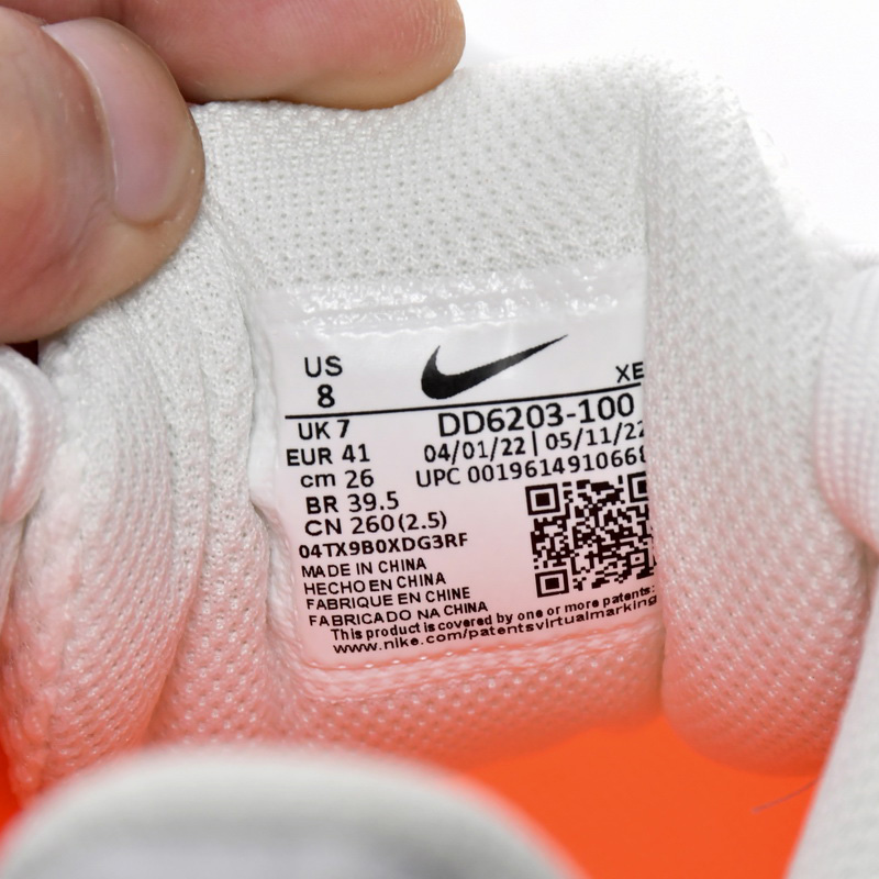 Nike Air Winflo 9 White Orange Sneaker    DD6203-100 - DopestKickz