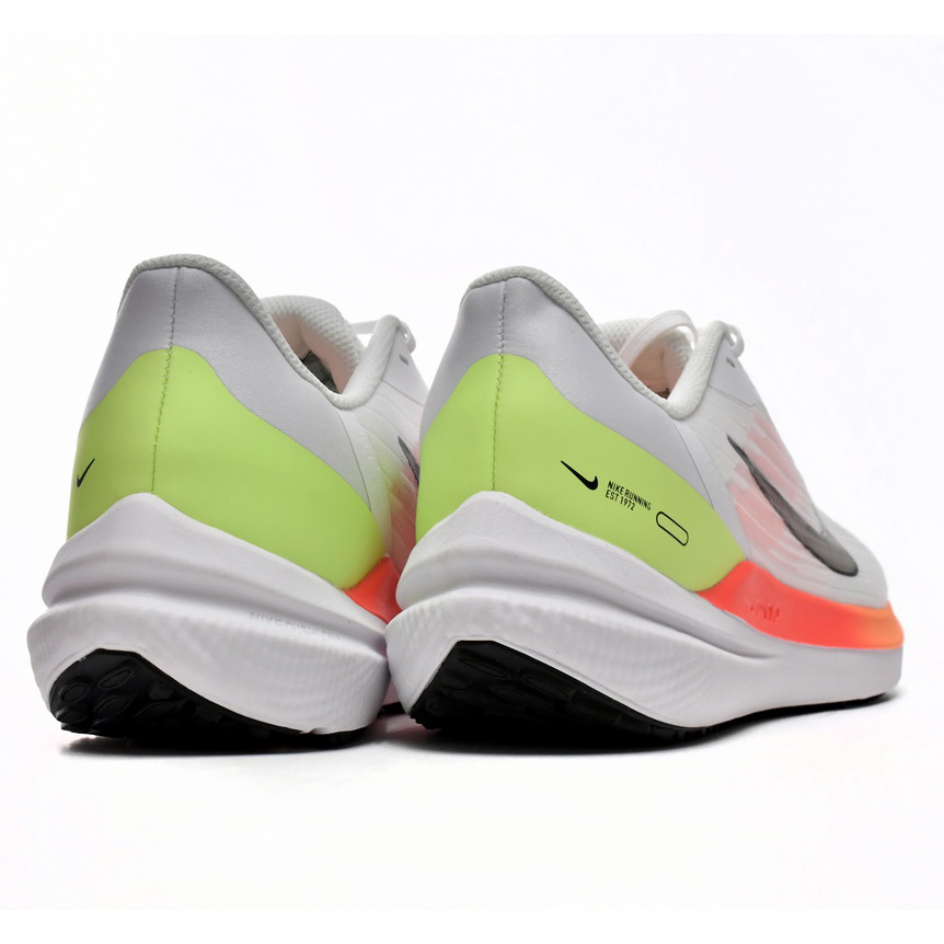 Nike Air Winflo 9 White Orange Sneaker    DD6203-100 - DopestKickz