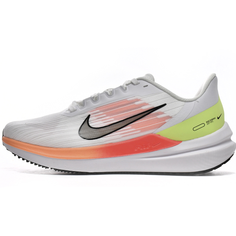 Nike Air Winflo 9 White Orange Sneaker    DD6203-100 - DopestKickz