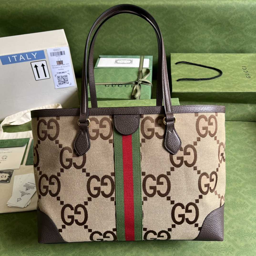 Gucci Ophidia Jumbo GG Medium Tote(32-28-14cm) - DopestKickz