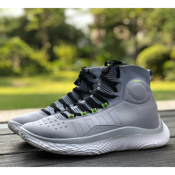 Under Armour Curry 4 Flotro"Grey/Black" Sneaker     3024861-102 - DopestKickz