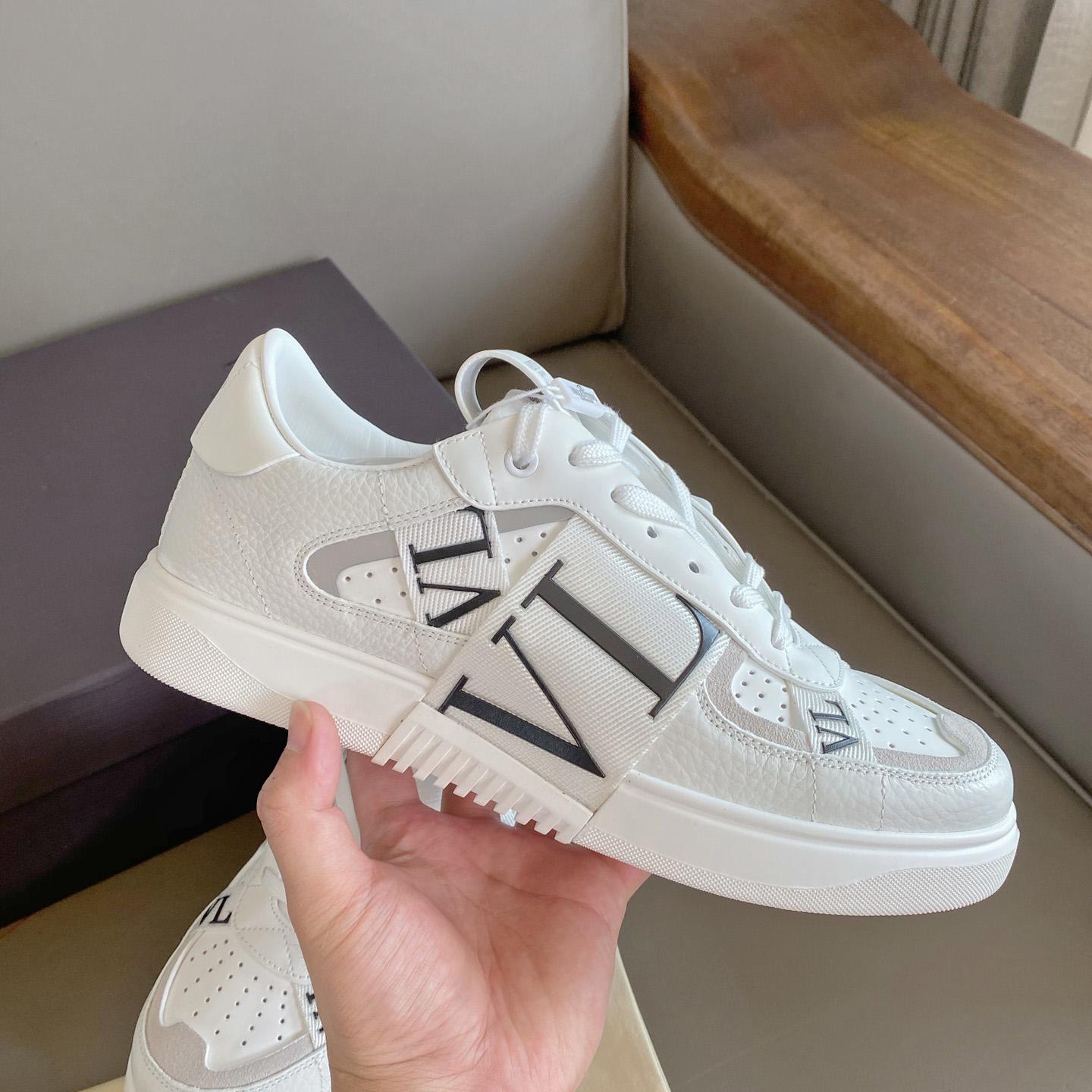 Valenti Low-Top Calfskin Vl7n Sneaker With Bands - DopestKickz