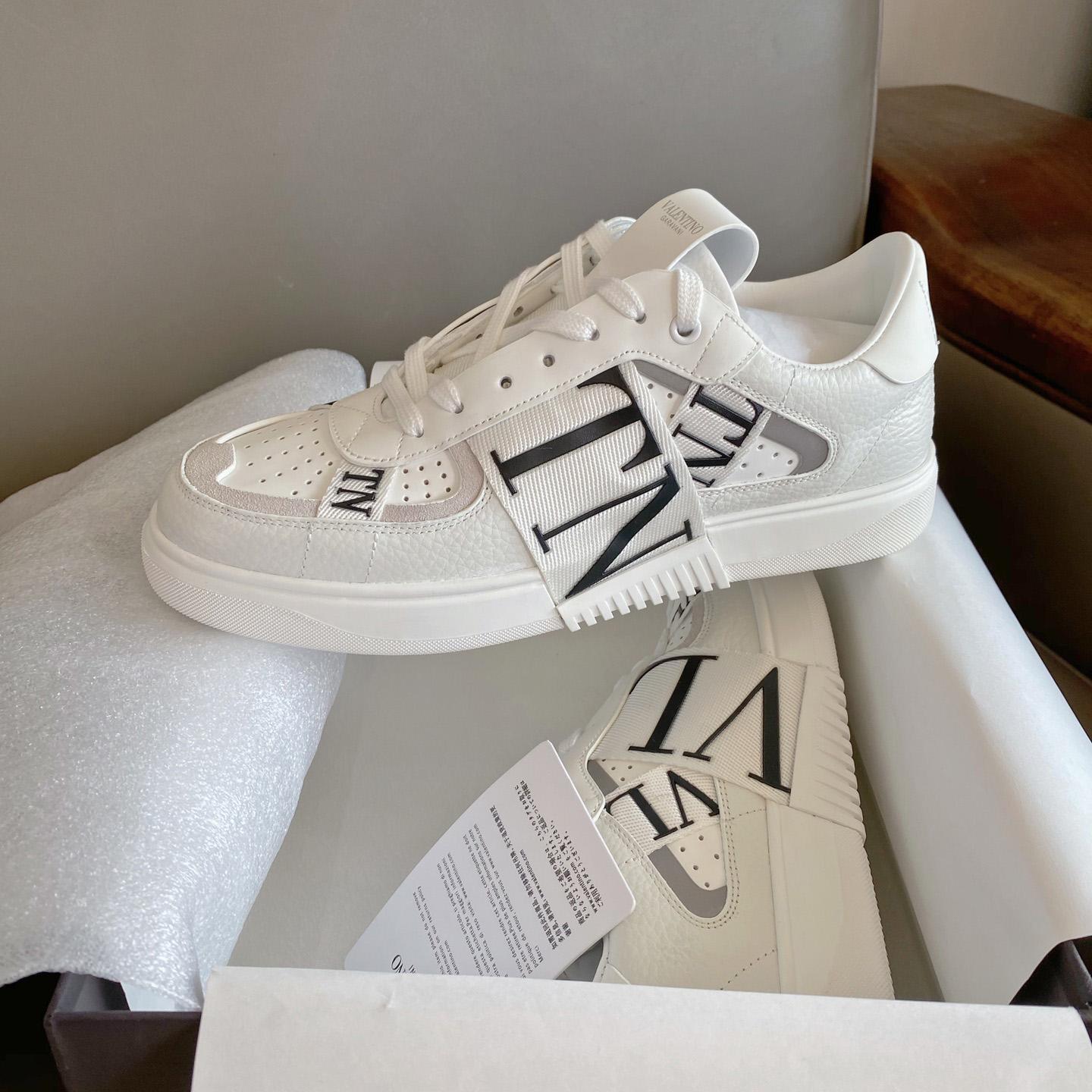 Valenti Low-Top Calfskin Vl7n Sneaker With Bands - DopestKickz