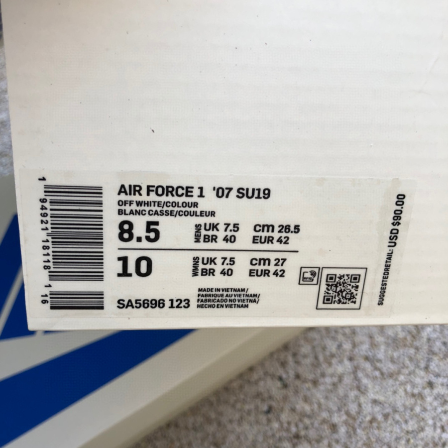 Nike Air Force 1 Low ’07 su19 Sneaker      sa5696-123 - DopestKickz