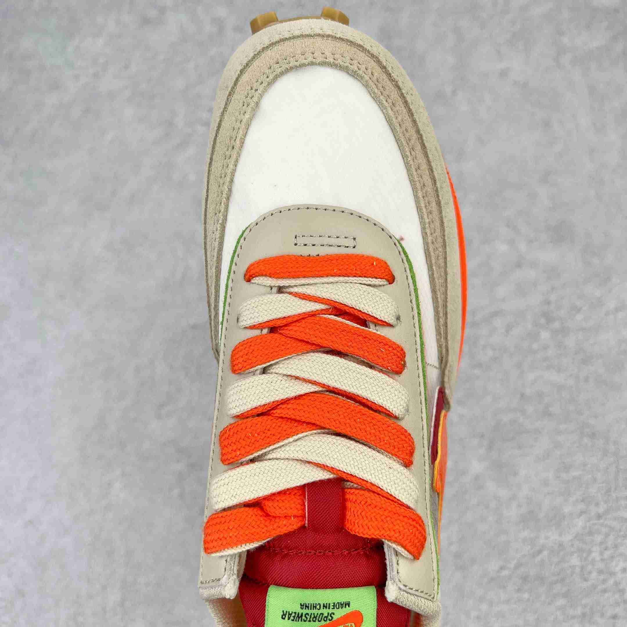 Clot × Sacai × NK LDWaffle'Net Orange Blaze' Sneaker     DH1347-100 - DopestKickz