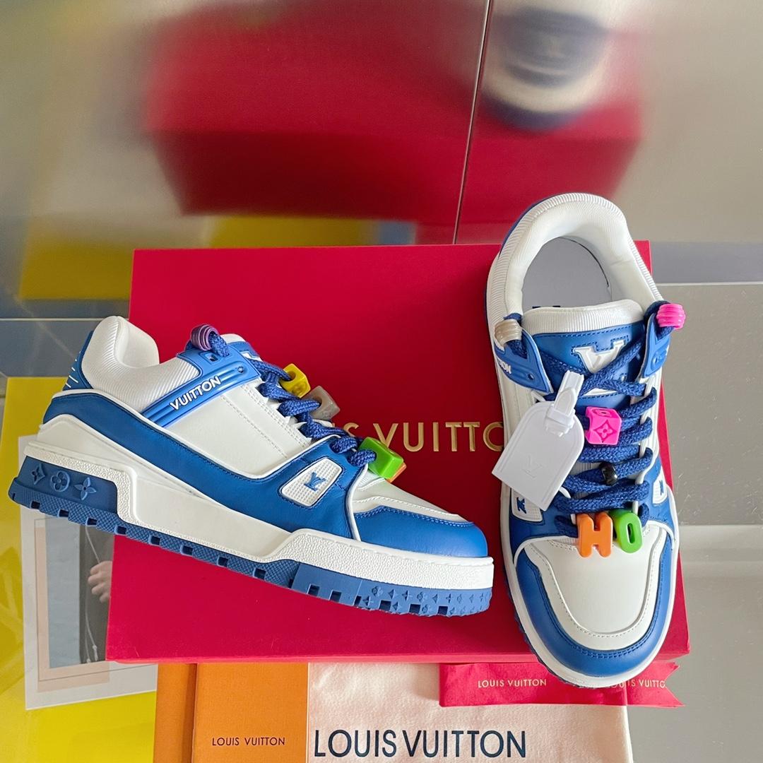 Louis Vuitton LV Trainer Sneaker    (upon UK size) - DopestKickz