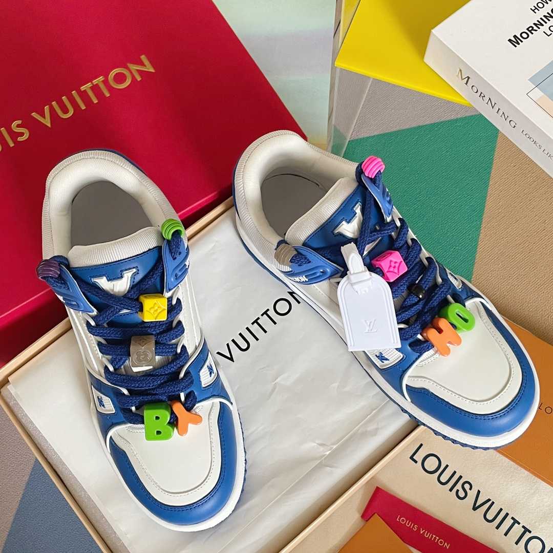 Louis Vuitton LV Trainer Sneaker    (upon UK size) - DopestKickz