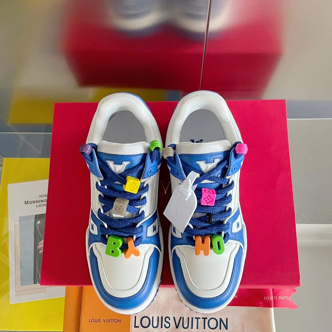 Louis Vuitton LV Trainer Sneaker    (upon UK size) - DopestKickz