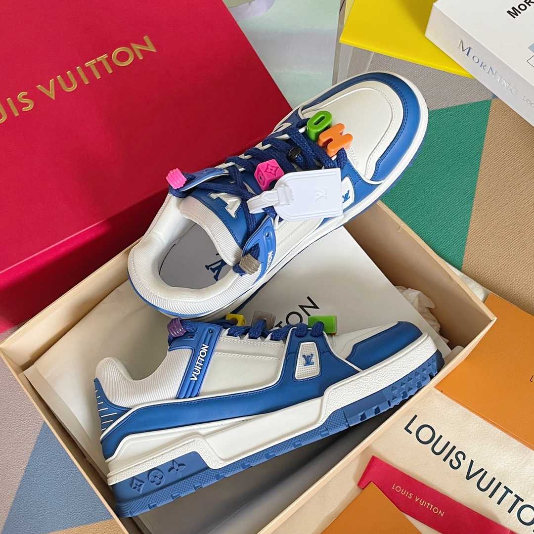 Louis Vuitton LV Trainer Sneaker    (upon UK size) - DopestKickz