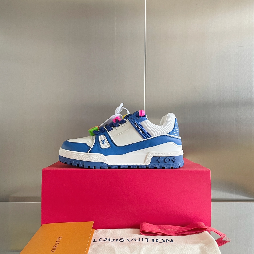 Louis Vuitton LV Trainer Sneaker    (upon UK size) - DopestKickz