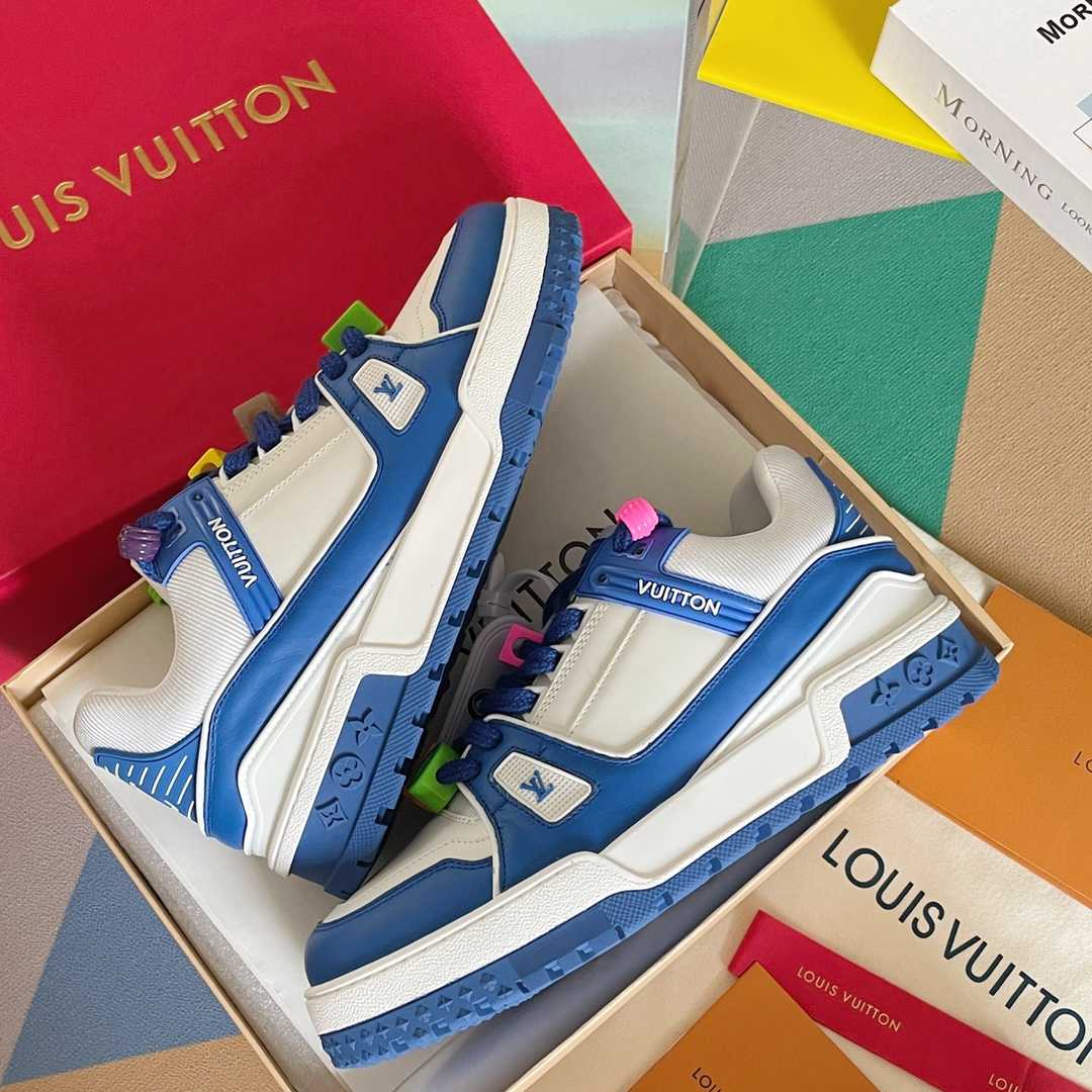 Louis Vuitton LV Trainer Sneaker    (upon UK size) - DopestKickz