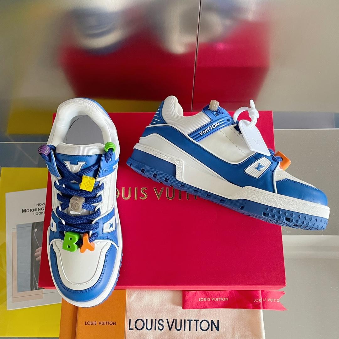 Louis Vuitton LV Trainer Sneaker    (upon UK size) - DopestKickz