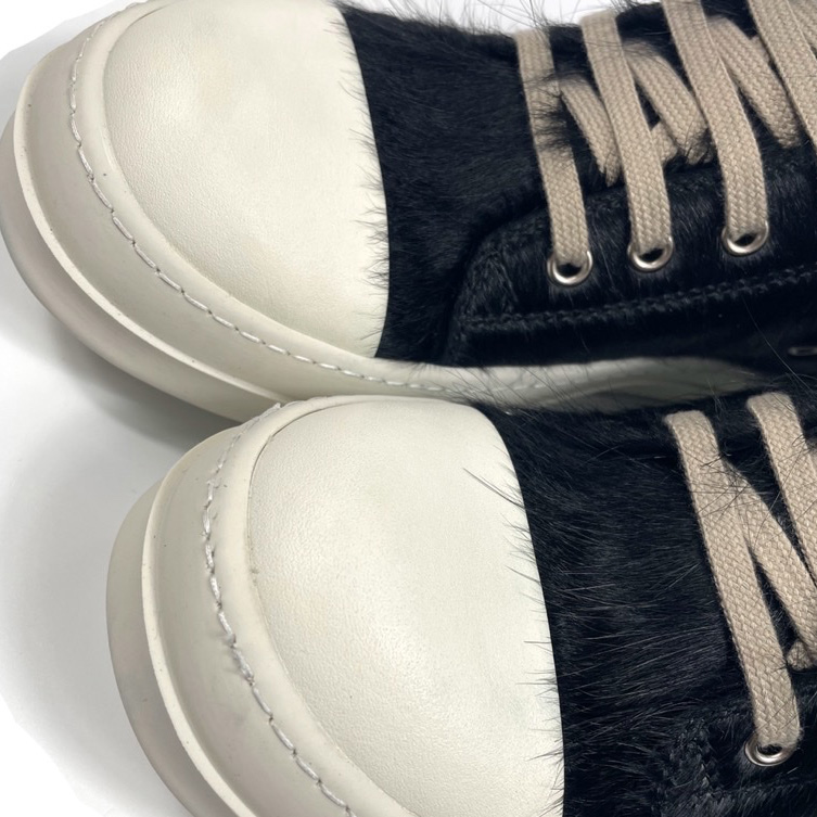 Rick Owens Low Top Sneakers In Black - DopestKickz