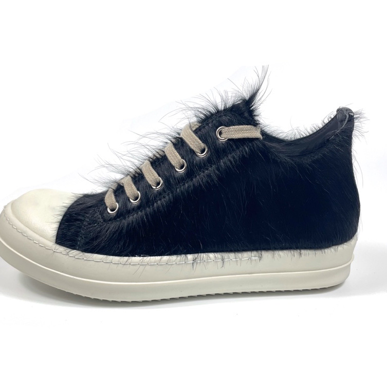 Rick Owens Low Top Sneakers In Black - DopestKickz