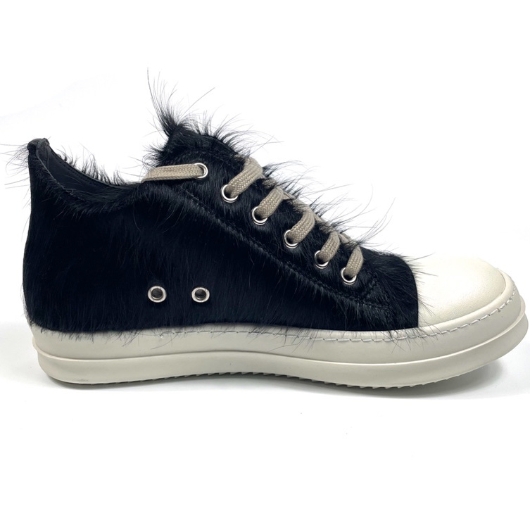 Rick Owens Low Top Sneakers In Black - DopestKickz