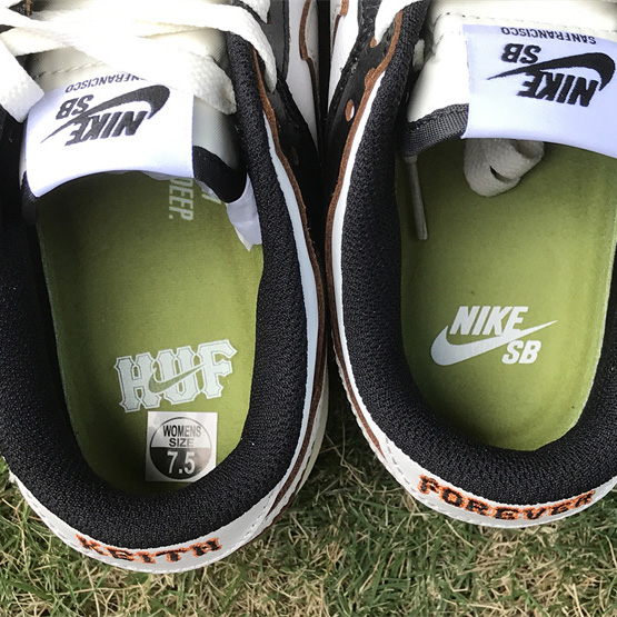 HUF x Nike SB Dunk Low “San Francisco” Sneaker        FD8775-001  - DopestKickz