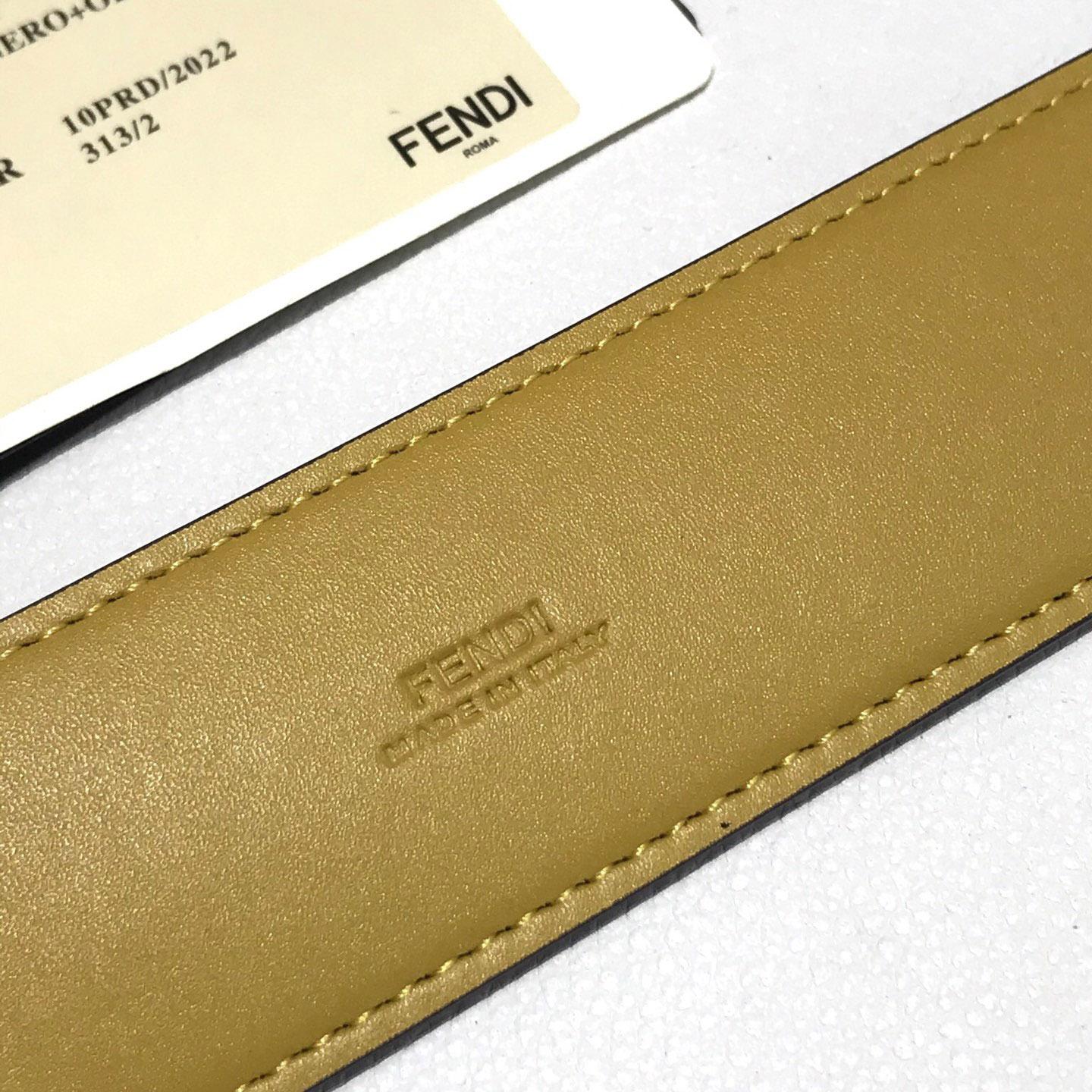 Fendi Reversible Leather Belt - DopestKickz