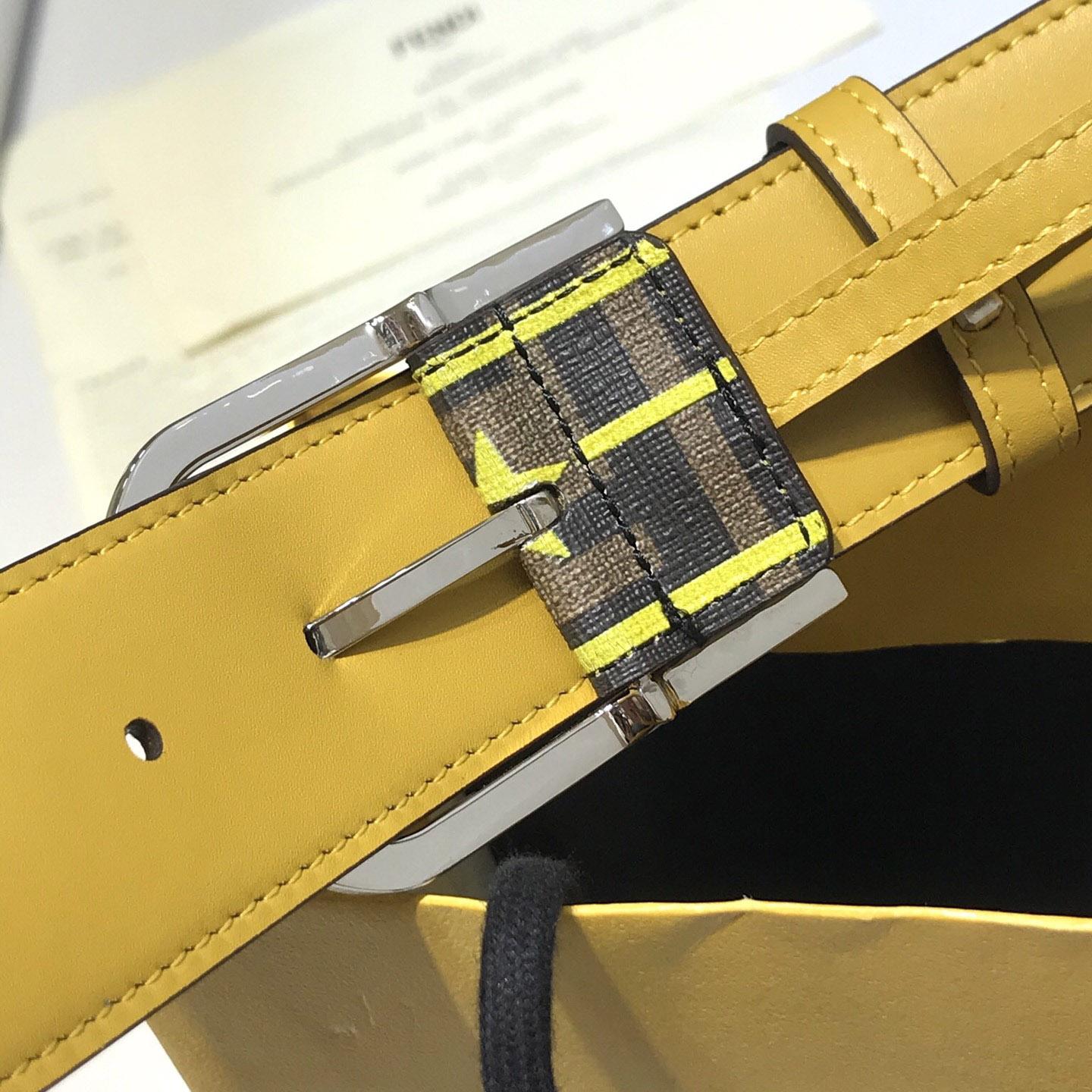 Fendi Reversible Leather Belt - DopestKickz