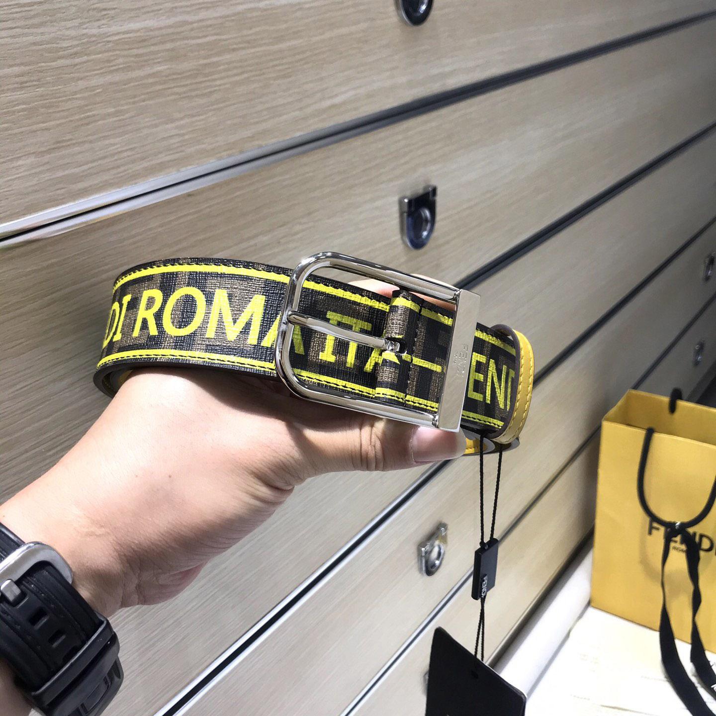 Fendi Reversible Leather Belt - DopestKickz