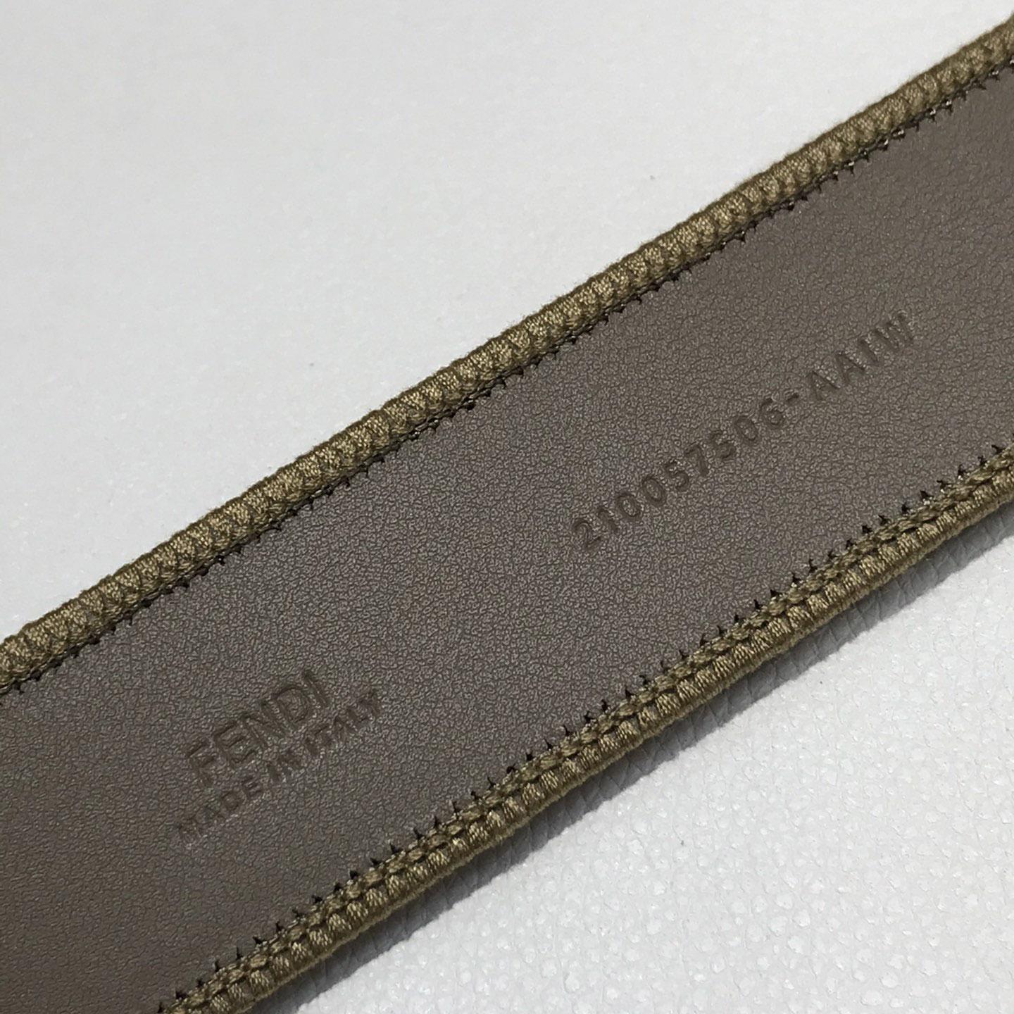 Fendi FF Jacquard Fabric Belt - DopestKickz