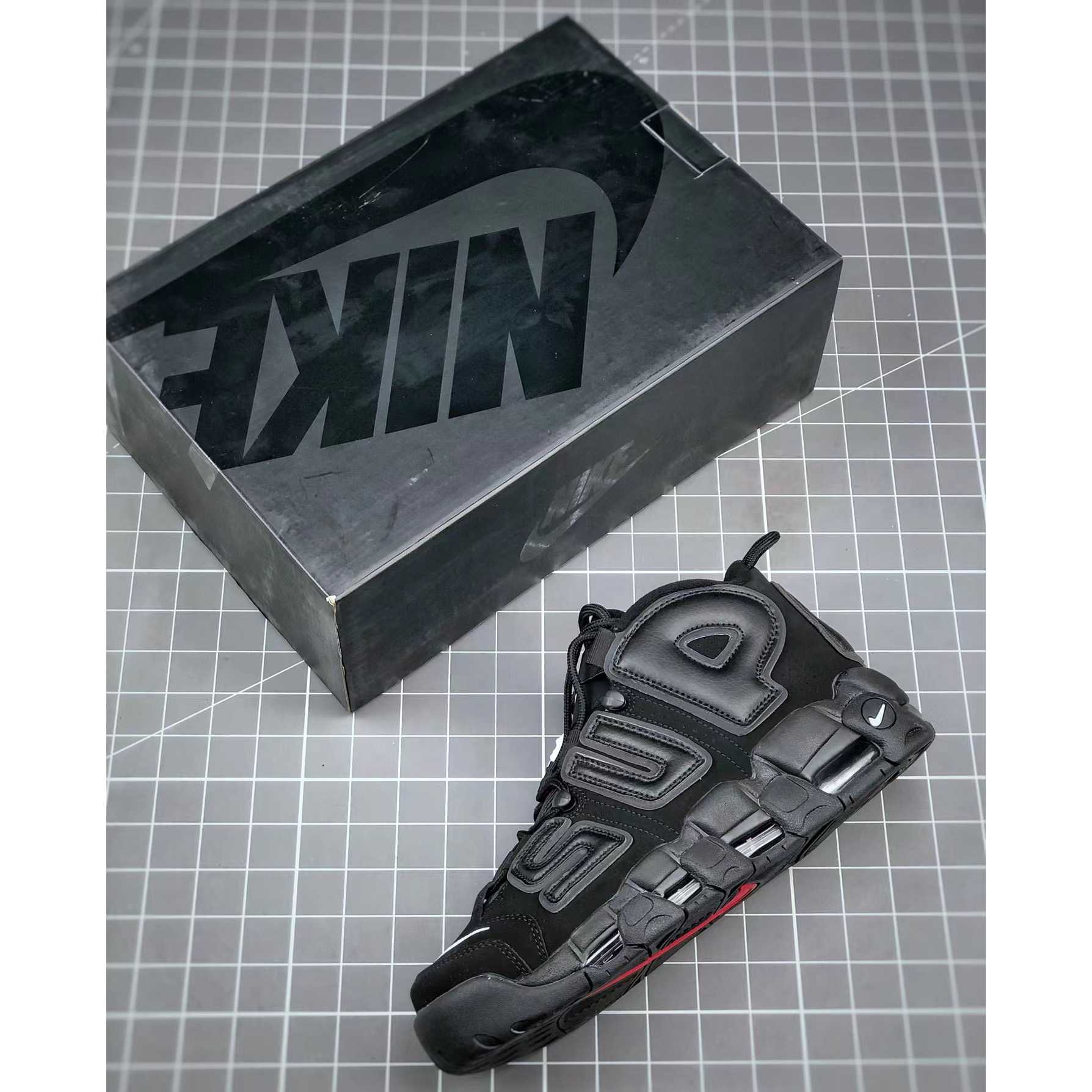 Air More Uptempo X Supreme Sneakers      902290-600-001 - DopestKickz