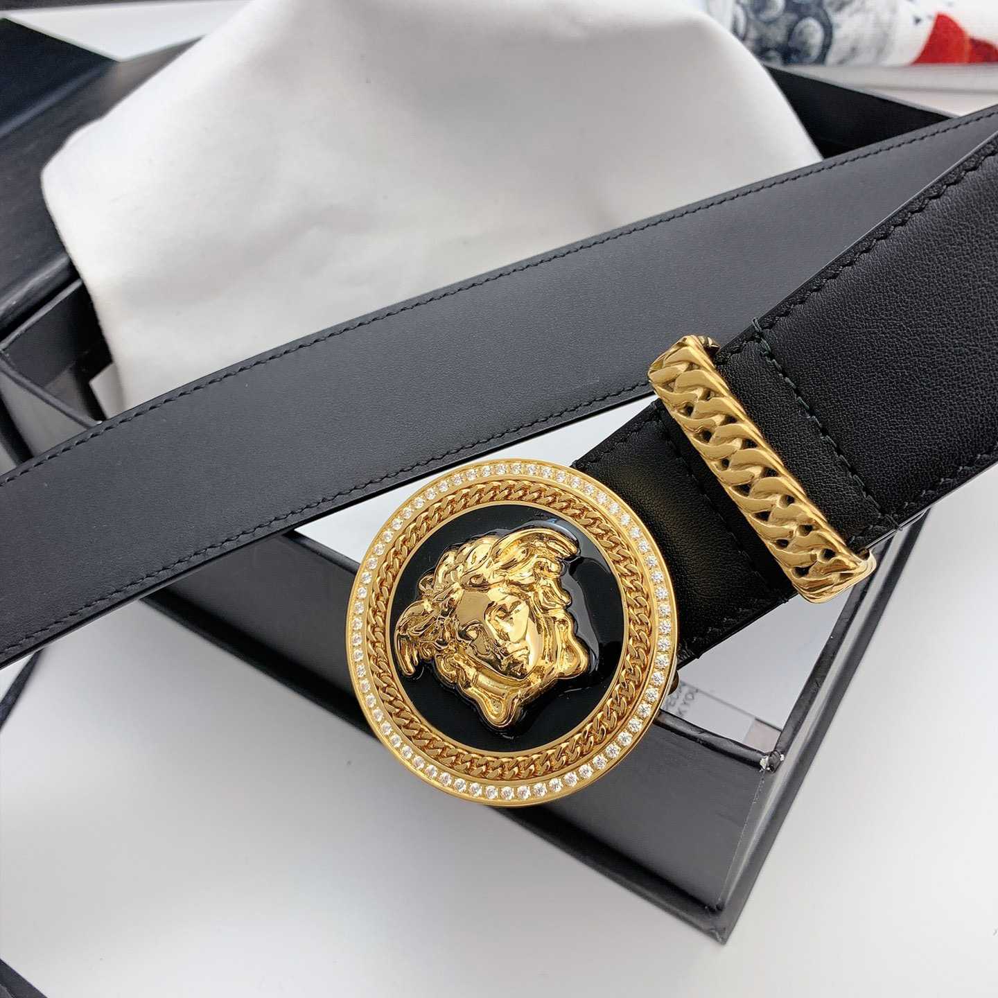 Versace Medusa Biggie Belt - DopestKickz