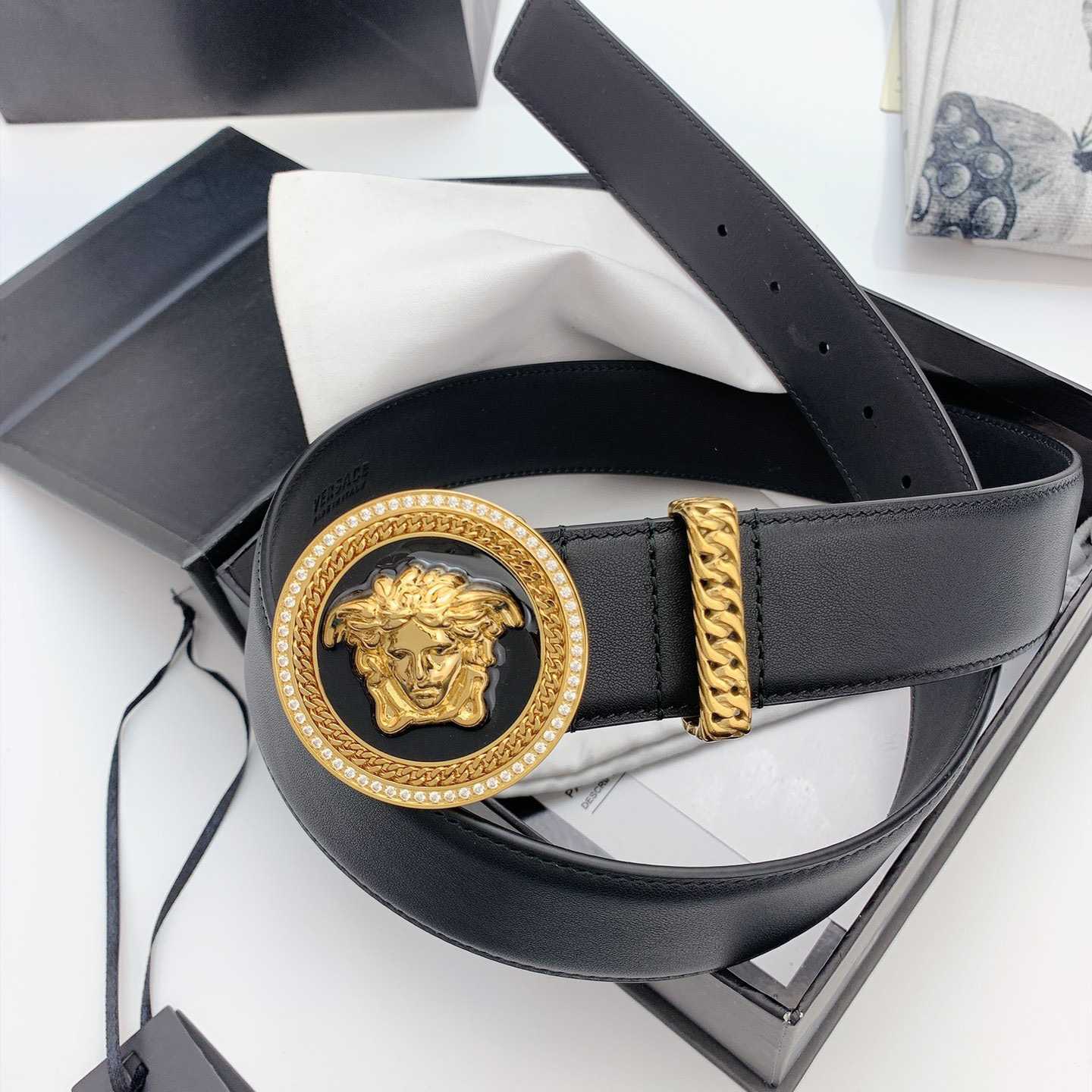 Versace Medusa Biggie Belt - DopestKickz