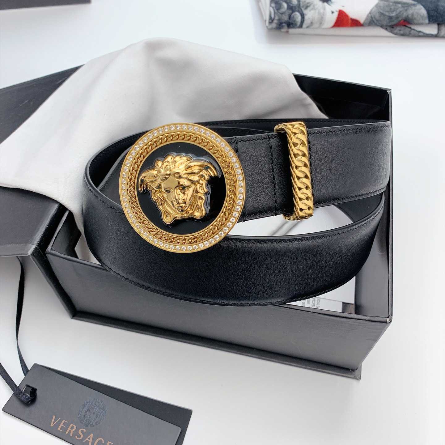 Versace Medusa Biggie Belt - DopestKickz