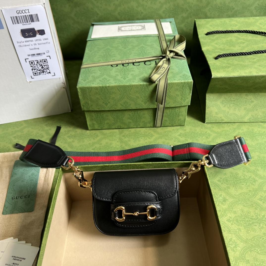 Gucci Horsebit 1955 Strap Wallet(12-9-4cm) - DopestKickz