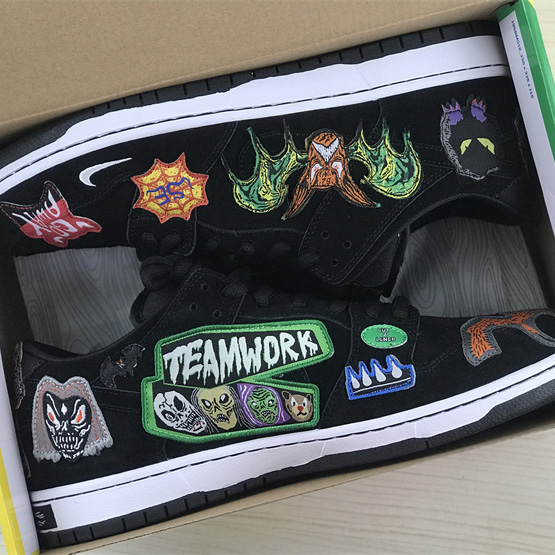 Neckface x Nike SB Dunk Low  Sneakers     DQ4488-001 - DopestKickz