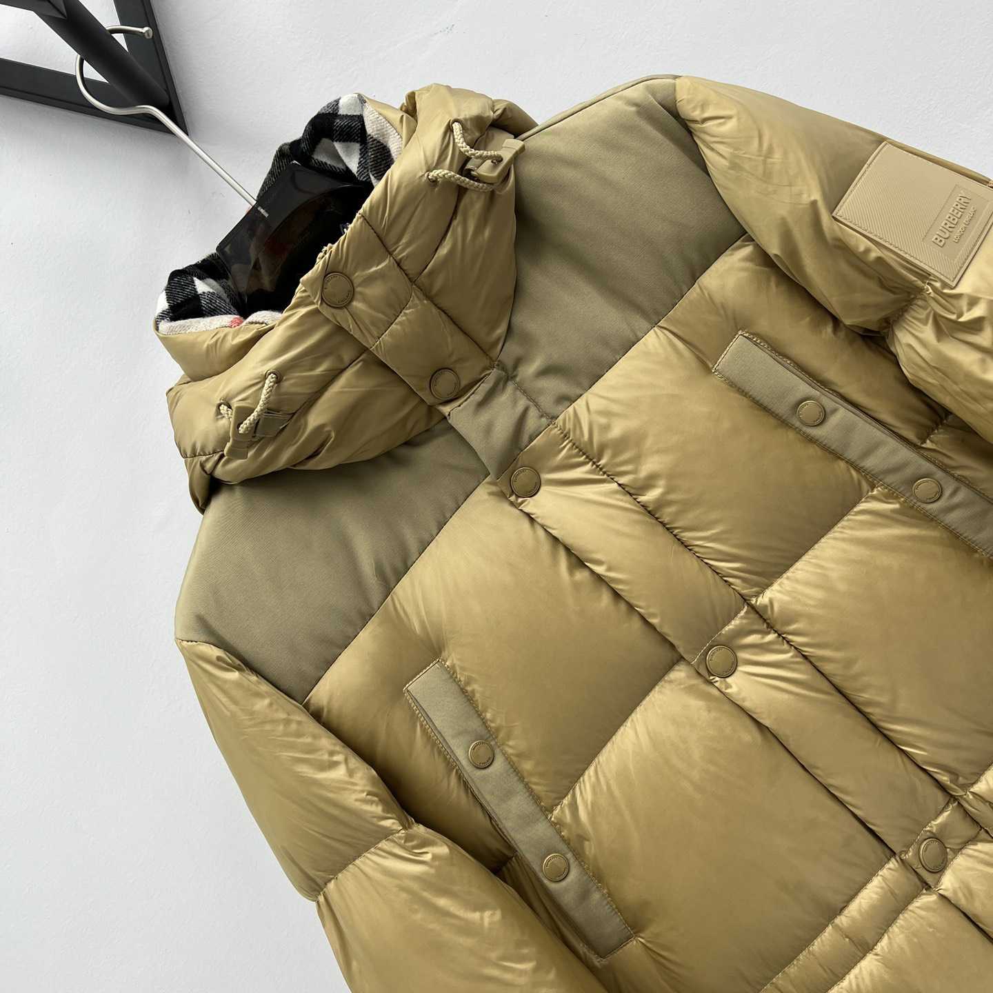 Burberry Logo Appliqué Nylon Puffer Coat - DopestKickz