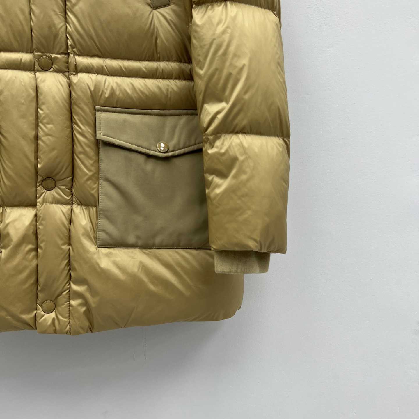 Burberry Logo Appliqué Nylon Puffer Coat - DopestKickz