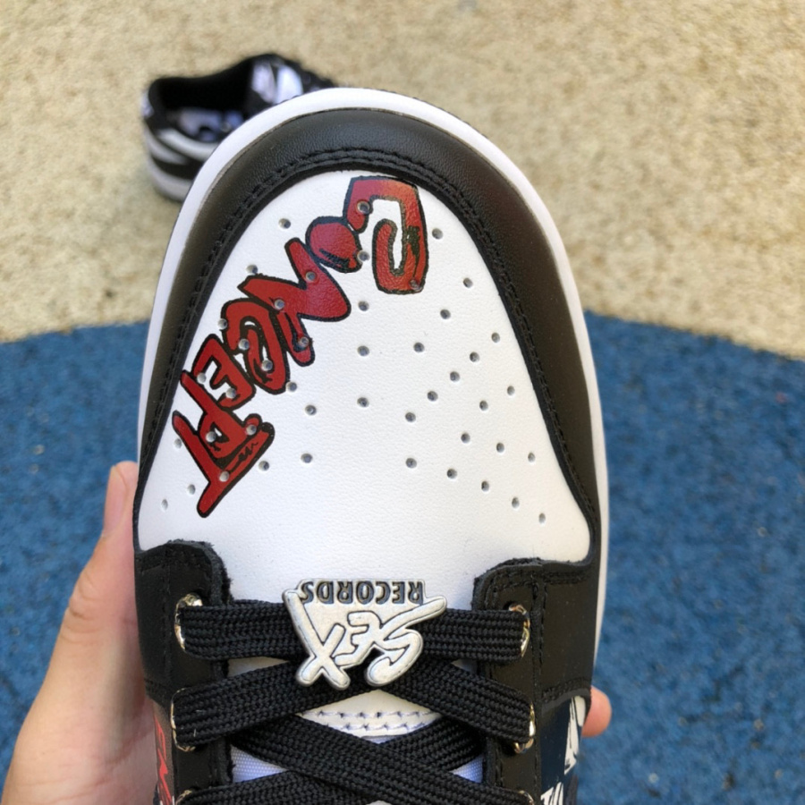 Chrome Hearts x Nike Dunk Low Retro Sneakers     DD1391-100 - DopestKickz