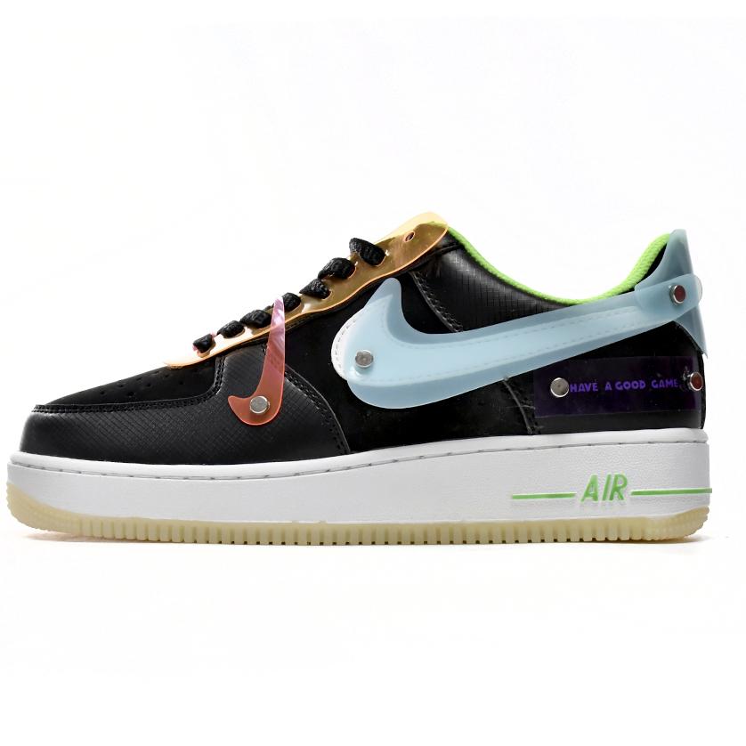 Nike Air Force 1 Low Have A Good Game Black Sneaker      DO7085-011  - DopestKickz