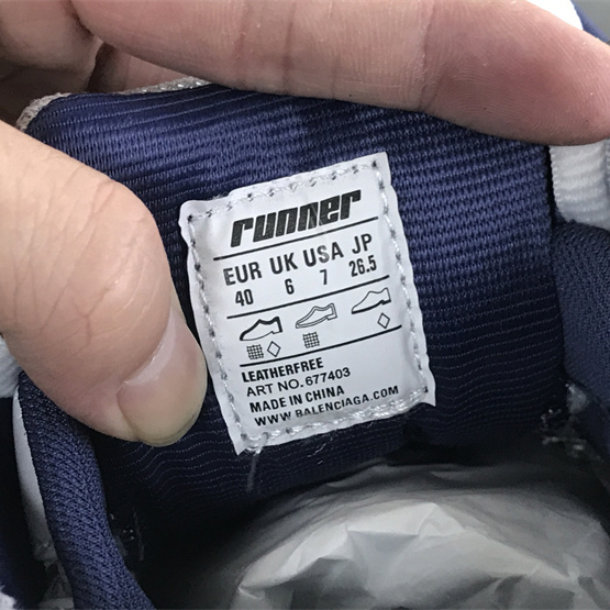 Balenciaga Runner Sneaker In White - DopestKickz