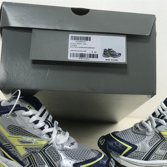 Balenciaga Runner Sneaker In White - DopestKickz