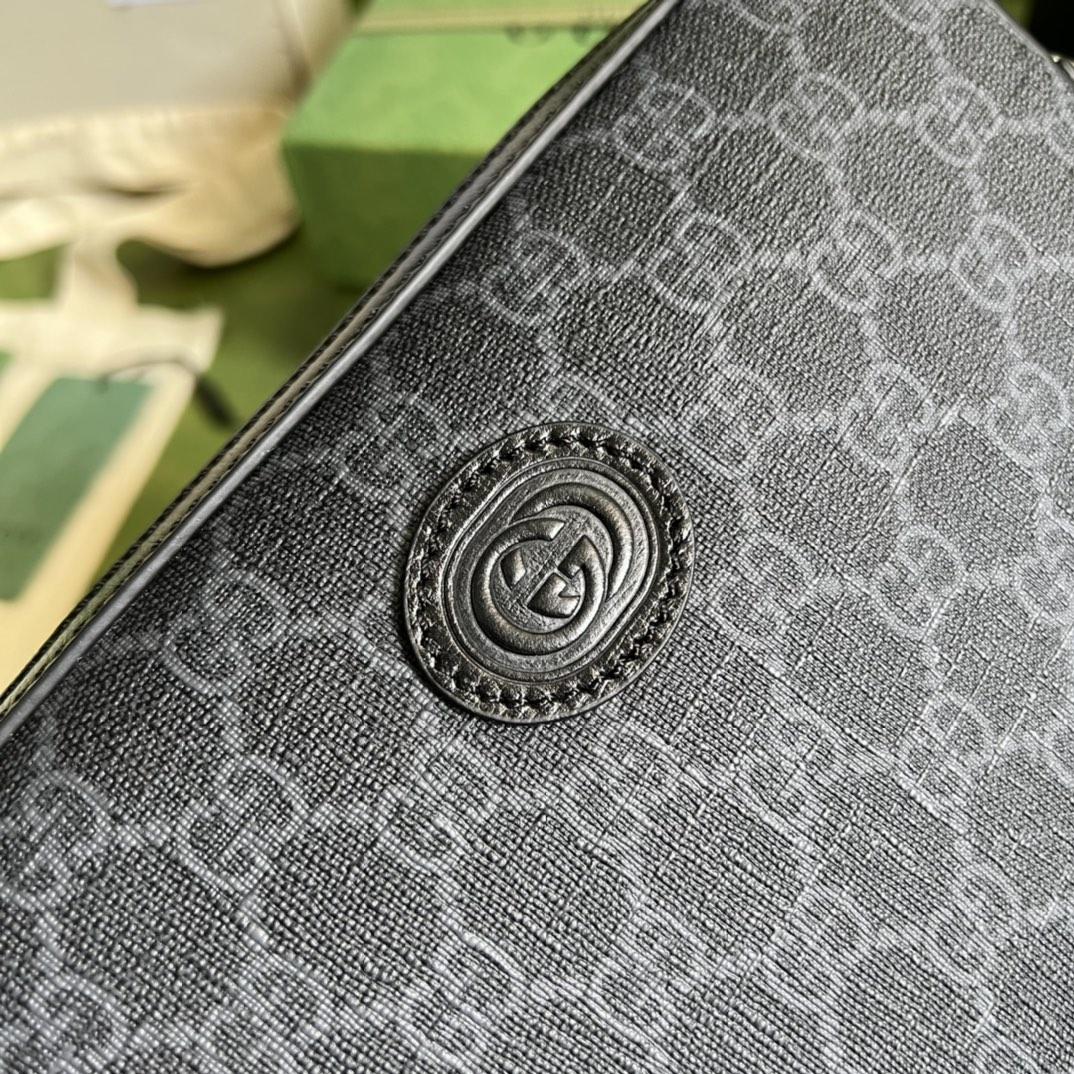 Gucci Shoulder Bag With Interlocking G(24.5-16-4.5cm) - DopestKickz