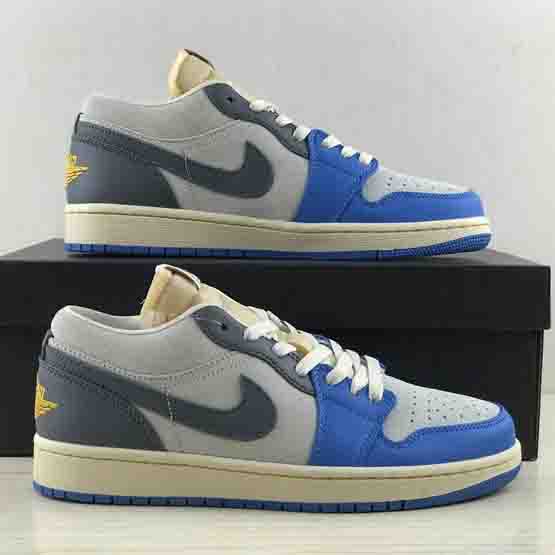 Air Jordan 1 Low “UNC Grey” Sneaker     DZ5376-469 - DopestKickz