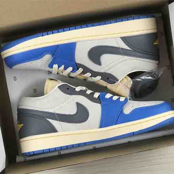 Air Jordan 1 Low “UNC Grey” Sneaker     DZ5376-469 - DopestKickz